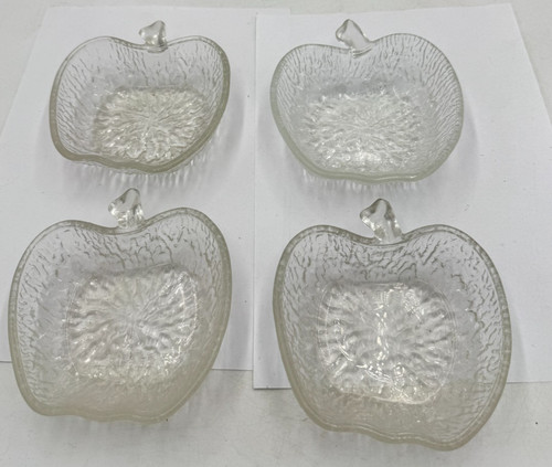 Vintage glasschalen - 4x,