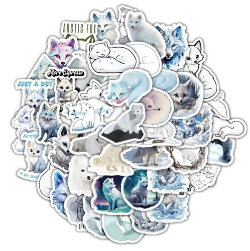 60x polarfuchs sticker - polarfuchs,