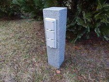 Gartensteckdose granit stele - granit,