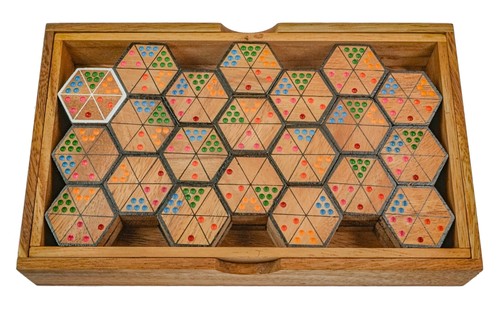Hexadomino sechseck domino - hexadomino, sechseck-domino