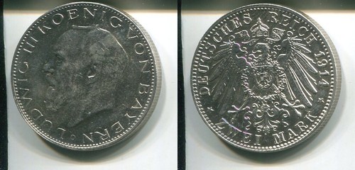 Bayern 1914 mark - bayern, in