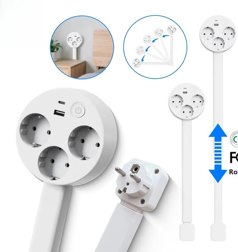 Rotatable wall plug - wall,