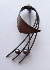 Vintage-Brosche 835er Silber