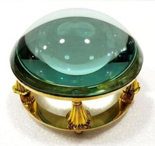 Antike Glas-Schreibtischlupe