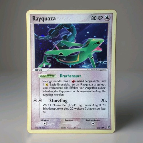 Rayquaza holo pokemon karte - rayquaza,