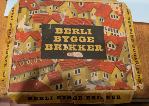 Vintage berli bygge brikker - berli,