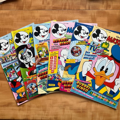 Micky maus hefte 1988 - 6x, |