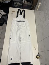 BELOW ZERO SKIHOSE SCHNEE WINTER SPORT LIKE NEW LATZHOSE WEIẞ/SCHWARZ HERREN M