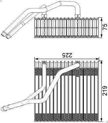 Evaporator air conditioning - evaporator,,