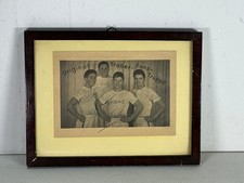 Orig. Autogrammekarte  Traber-Renz- Truppe gerahmt