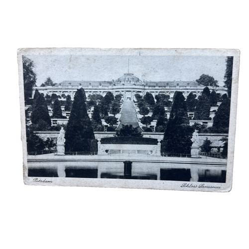 Postkarte potsdam schloss - postkarte,