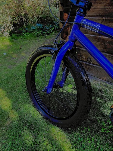 Blaues bmx - blaues,