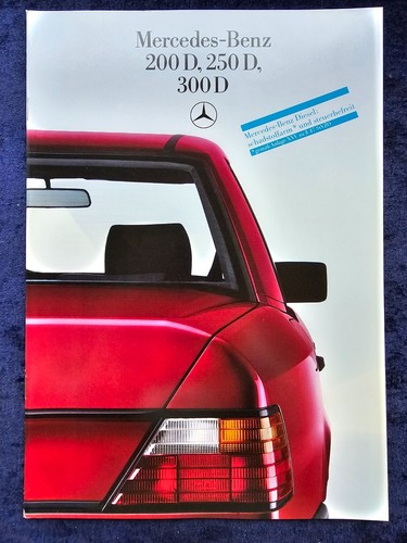 Prospekt mercedes 124 200d - prospekt,