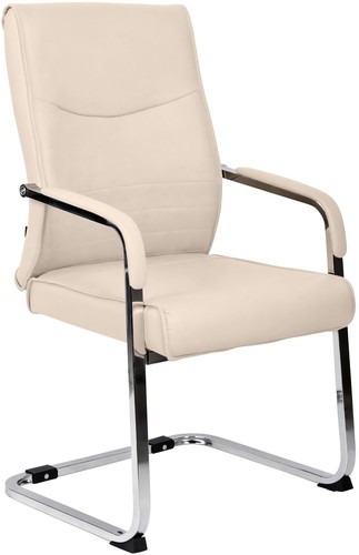 Besucherstuhl hobart creme - besucherstuhl,