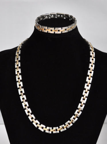 Collier halskette edelstahl - halskette,