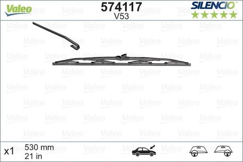 Valeo wischblatt hinten links - valeo,