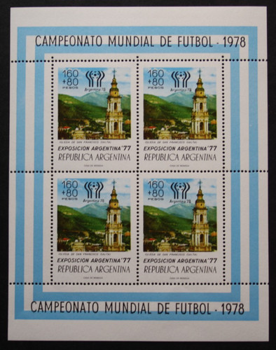 Argentinien 1978 kleinbogen - 1978,,