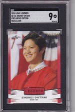 2018 Leaf Legends No. EE-01 Shohei Ohtani Legneds 21/200 SGC 9 MINT