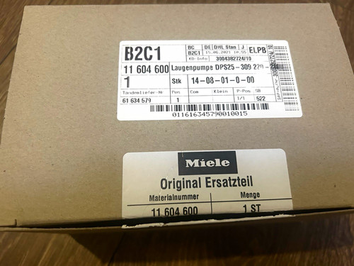 Miele laugenpumpe dps25 309 - laugenpumpe, dps25-309