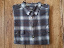 EDDIE BAUER ° Flanellhemd ° Gr. XXL/2XL ° grau/blau/braun/beige