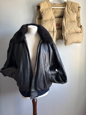 LEVI'S LEDER BOMBER JACKE