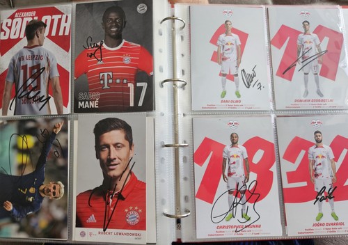 Autogrammkarten album sammlung - album,