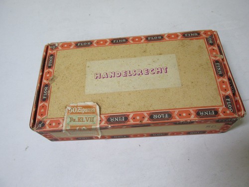 Alte leere zigarren kiste - ,