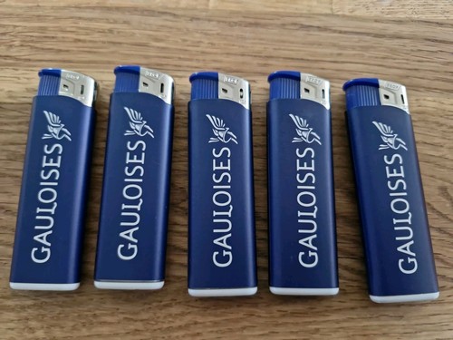 Gauloises feuerzeuge blau - x,