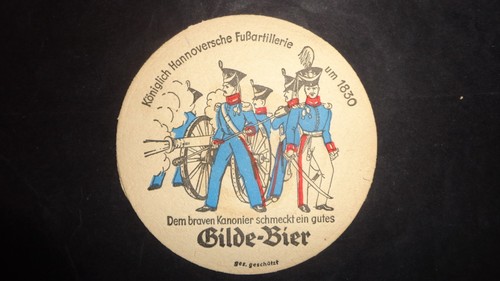 Bierdeckel gilde brauerei - gilde,