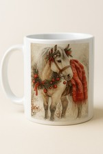 Weihnachten Tasse Pferd Pony