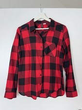 H&M Hemd Rot Schwarz Kariert