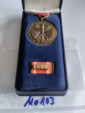 Orden Bundeswehr Einsatzmedaille EU 1 bronze mit Etui und Bandspange (mo103)
