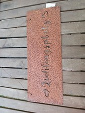 Edelrost Schild "Lieblingsplatz"  15x40cm Mit Aufhänger