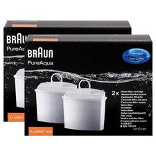 2 x 2 BRAUN PURE AQUA Wasserfilterkartusche BRSC006