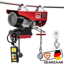 Elektrische Seilwinde 100Kg /200Kg Elektrowinde Motorwinde Hub Seilhebezug PA200