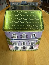 PartyLite 3- Docht Duftwachsglashalter Frühlingsdorf verzinkt P92765 (neu)