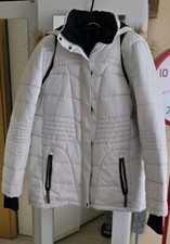 Damen Jacke Weiß mit Daumenloch Gr. 40