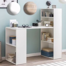 FineBuy Schreibtisch mit Regal