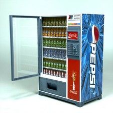Diorama 1/18 Verkaufsautomat Modell Garage Getränkeschrank Szene Modell Zubehör