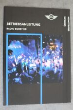MINI Radio BOOST CD Betriebsanleitung "2004" Bedienungsanleitung - Handbuch