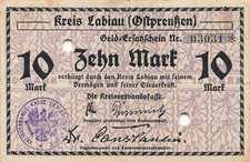 Labiau - Kreis - 10 Mark -