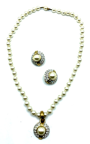 Eleganter modeschmuck set - eleganter,
