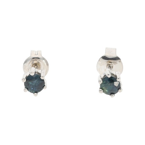 Ohrstecker saphir blau - ohrstecker,