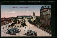 Darmstadt, Straßenbahnen auf