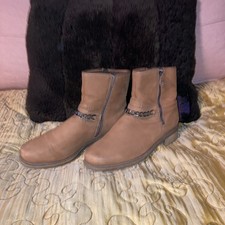 Stiefelette 41 Cognac Braun