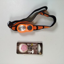 Nite Ize LED-Stirnlampe & ClipLight Set - Outdoor Sport, pink 