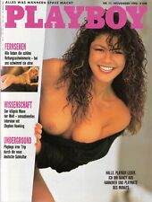 PLAYBOY NOVEMBER 1990 BAYWATCH STAR ERIKA ELENIAK ALARMSTUFE ROT STEPHEN HAWKIN