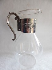 GLASKARAFFE-WEINDEKANTER mit