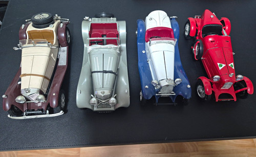 Bburago oldtimer set 4x - oldtimer,