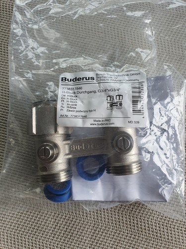 Buderus hahnblock für - hahnblock,